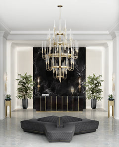 LUXXU: Gala 52 Light Crystal Modern Chandelier