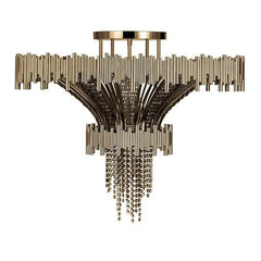 LUXXU: Scala Plafond 10-Light Modern Chandelier