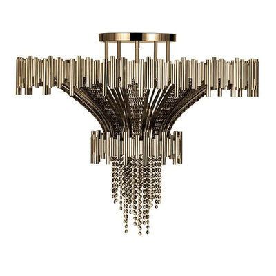 LUXXU: Scala Plafond 10-Light Modern Chandelier