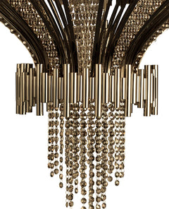 LUXXU: Scala Plafond 10-Light Modern Chandelier